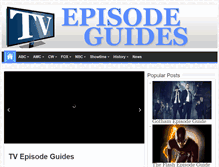 Tablet Screenshot of episodelists.org